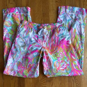Lilly Pulitzer Colorful Pajama Pants